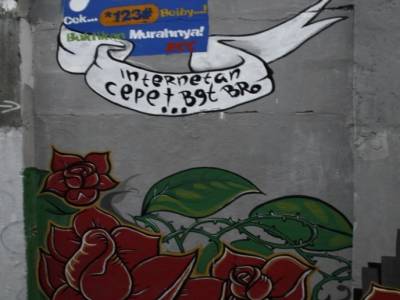 graff dans les rues de Jodja