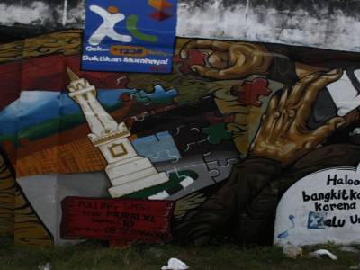 graff dans les rues de Jodja