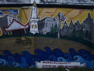 graff dans les rues de Jodja