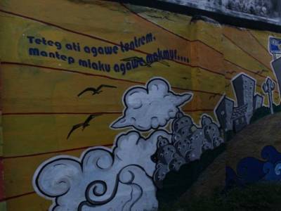 graff dans les rues de Jodja