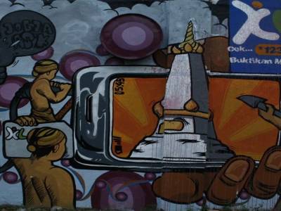 graff dans les rues de Jodja