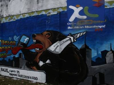 graff dans les rues de Jodja