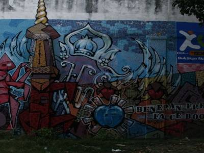 graff dans les rues de Jodja