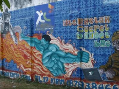 graff dans les rues de Jodja