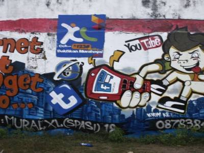 graff dans les rues de Jodja