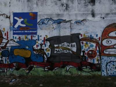 graff dans les rues de Jodja