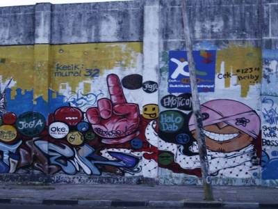 graff dans les rues de Jodja