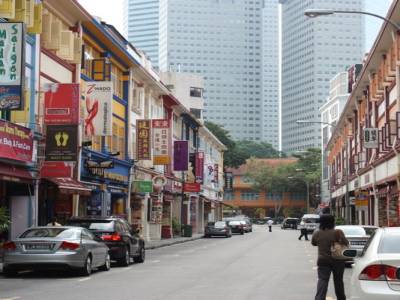 Dans les rues de Singapour