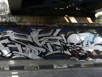 graff dans les rues de Jodja