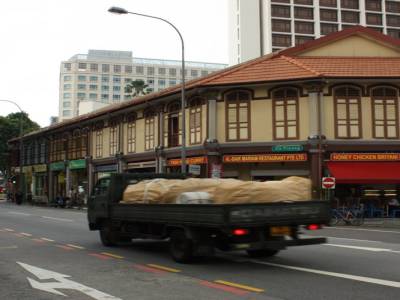 Dans les rues de Singapour