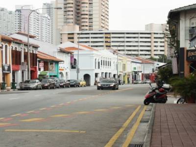 Dans les rues de Singapour