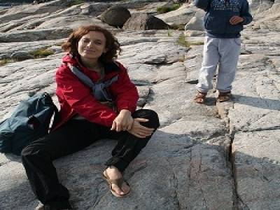 Axel et Esther à Tadoussac