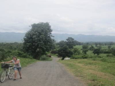 En explorant le Nord de Nyangshwe à velo