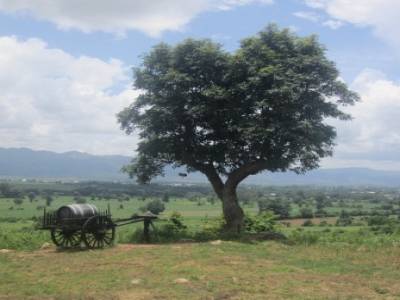 En explorant le Nord de Nyangshwe à velo