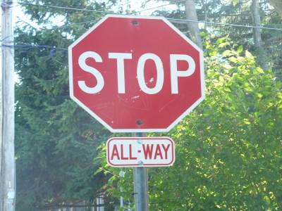 Panneau stop