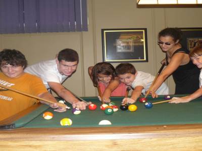 Les enfants au billard