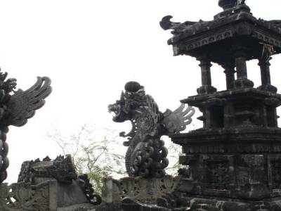 Temple des singes près de Permeturan