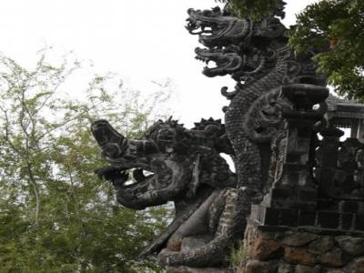 Temple des singes près de Permeturan