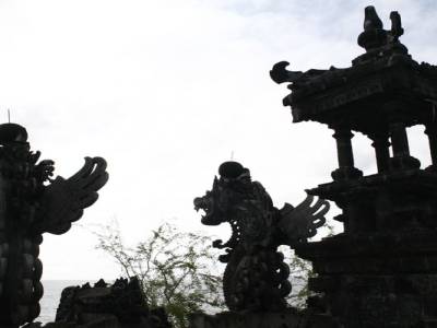 Temple des singes près de Permeturan
