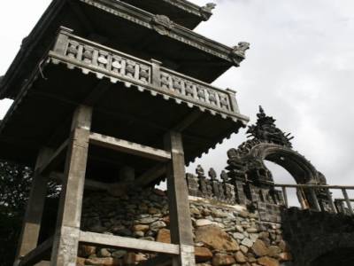 Temple des singes près de Permeturan