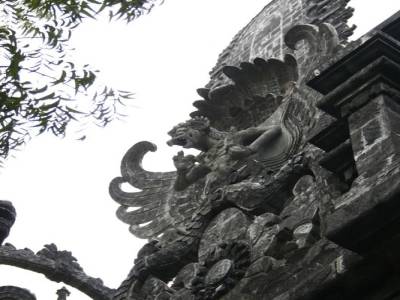 Temple des singes près de Permeturan