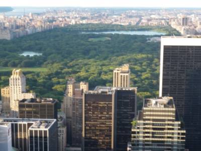 Central Park vu du Rockefeller