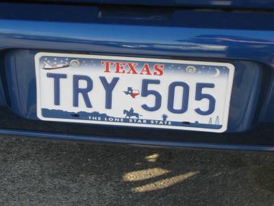 Plaque du Texas