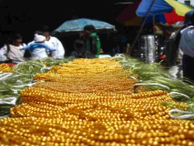 collier que toutes les femmes d'Otavalo portent