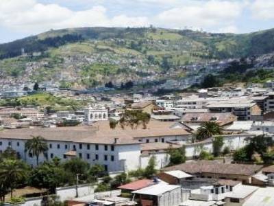Quito, vue de la cathedrale