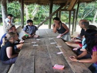 En Amazonie, avec une famille shuar