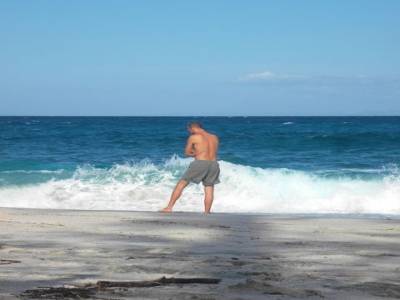White sand beach