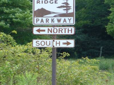 Panneau Blue Ridge Parkway