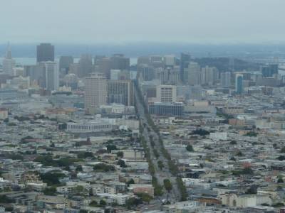SFO vu depuis Twin peaks