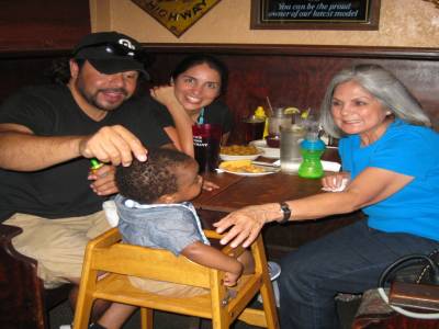 Giovanni, Jorge, Lisa et sa mère