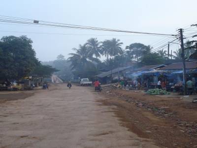 Le village de Hinheup au petit matin