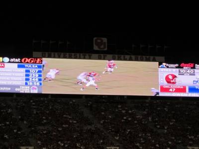 Le sooners ont gagné évidemment