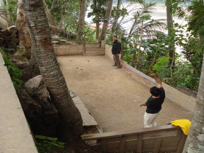 Petanque au bord du Mekong