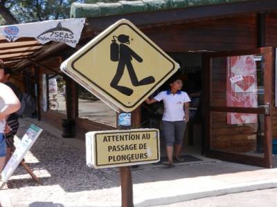 Beaucoup de plongeurs français à Gili Air