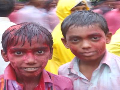 enfants au ganesh festival