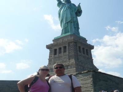 Devant Lady Liberty