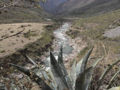 on the Inca trail, Urubamba valley