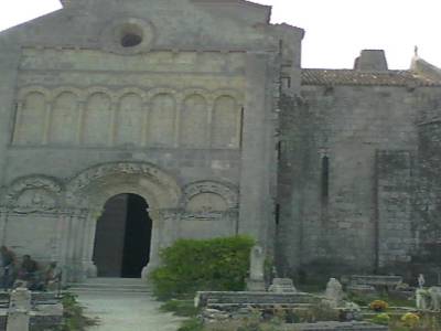 Façade église de Talmont