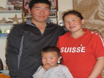 Famille mongole typique...