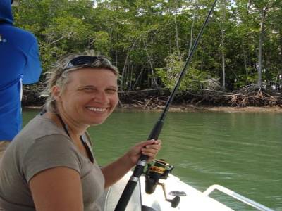 peche dans la mangrove