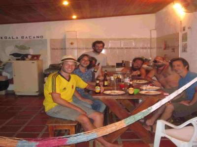 derniere soirée en Colombie