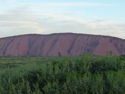 Uluru coucher de soleil