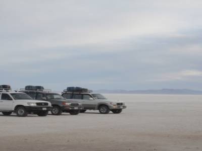 on the salr de Uyuni