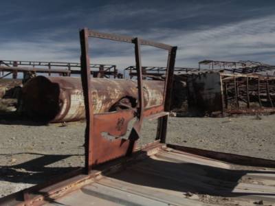 train cementery in Uyuni