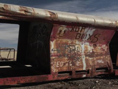 train cementery in Uyuni