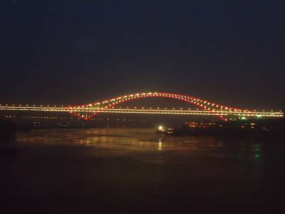 vue de Chongqing la nuit